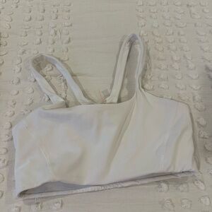 Free People Movement Never Better Square Neck Bra White